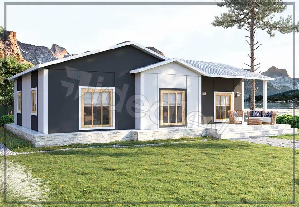 Montažna kuća Супер Кампања 113 м2 4+1 Монтажна Куќа, 113 m², Prefabrik Evim (Мојата монтажна куќа)
