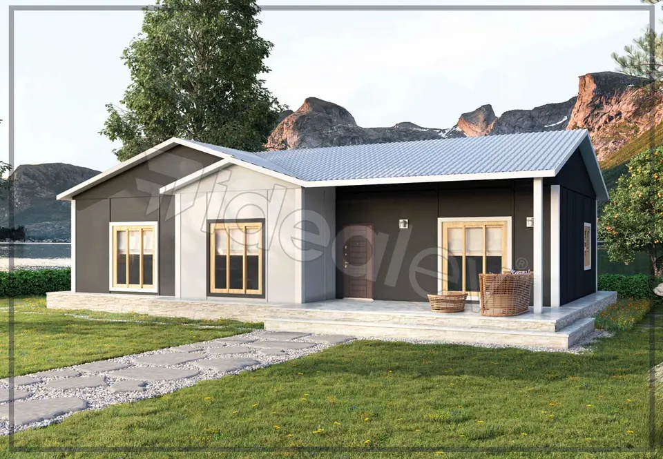 Montažna kuća Супер Кампања 98 м2 3+1 Монтажна Куќа, 98 m², Prefabrik Evim (Мојата монтажна куќа)