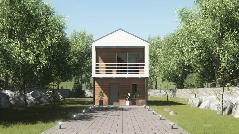 Montažna kuća Alba, 97 m², Promo d.o.o.
