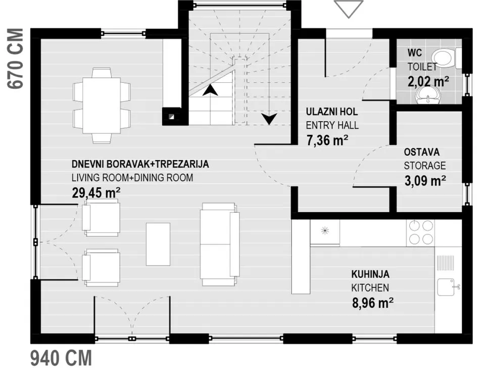 Montažna kuća Promo 129, 129 m², Promo d.o.o.