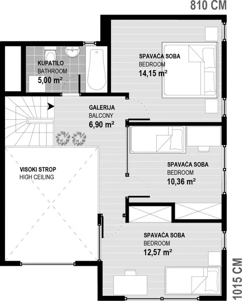 Montažna kuća Villa San, 122 m², Promo d.o.o.