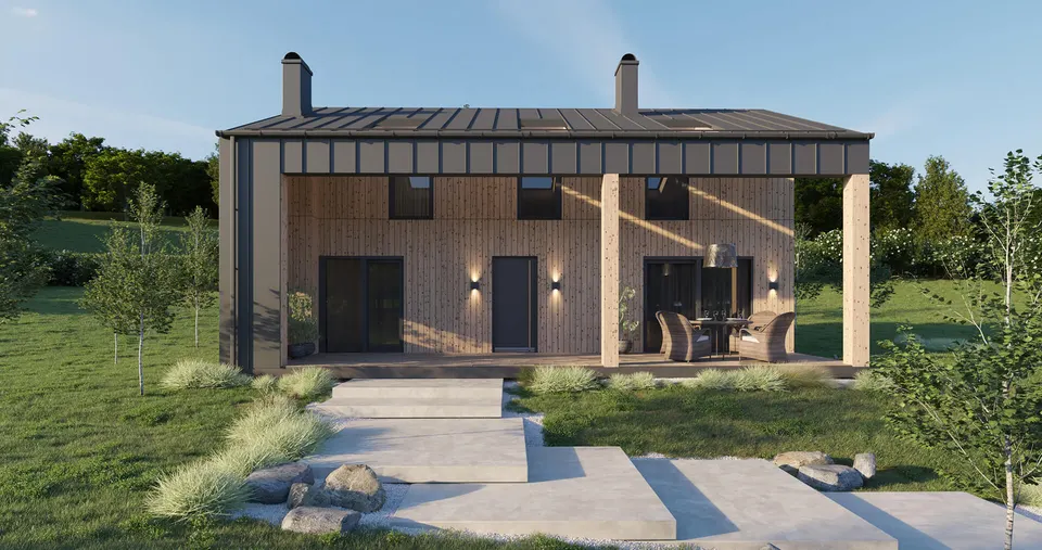 Montažna kuća Vis, 100 m², Radman Homes