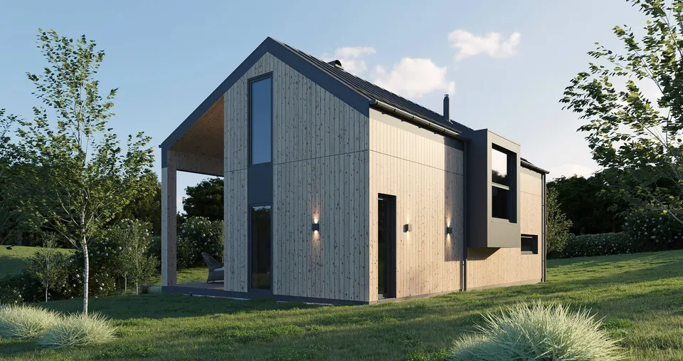 Montažna kuća Vis, 100 m², Radman Homes