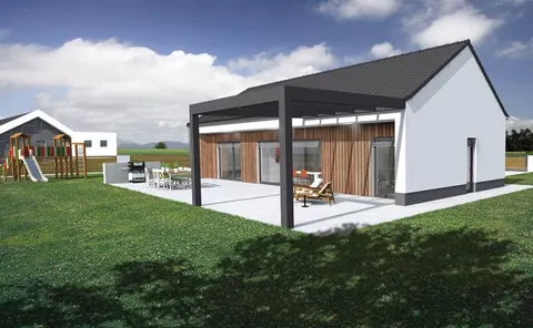 Montažna kuća Hiša 087, 87 m², Rihter