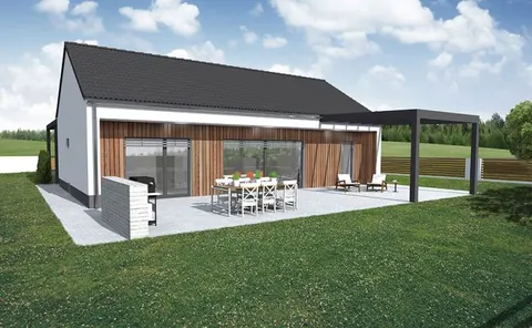 Montažna kuća Hiša 087, 87 m², Rihter