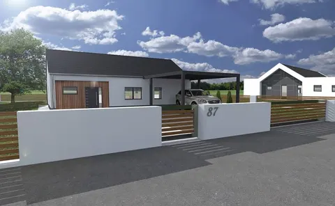 Montažna kuća Hiša 087, 87 m², Rihter