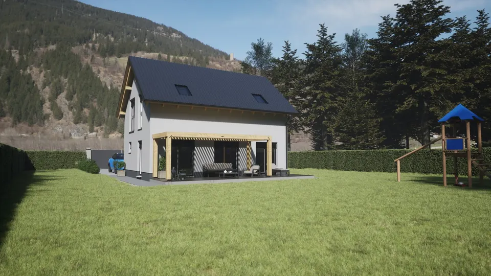 Montažna kuća Hiša 105/2, 105 m², Rihter