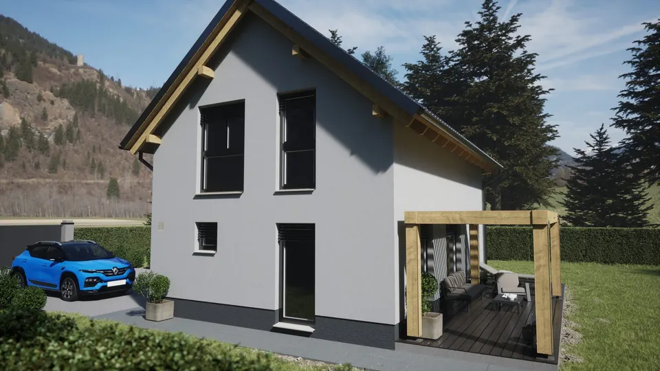 Montažna kuća Hiša 105/2, 105 m², Rihter