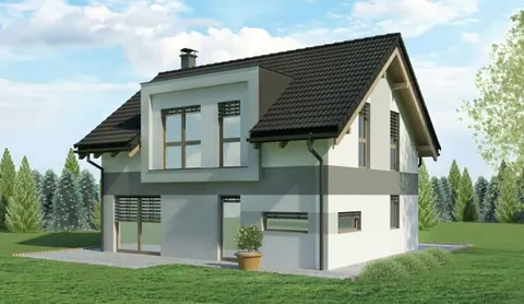 Montažna kuća Hiša 114/4, 114 m², Rihter