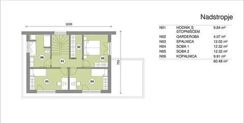 Montažna kuća Hiša 122, 122 m², Rihter