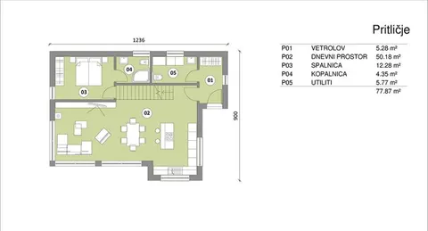 Montažna kuća Hiša 132, 132 m², Rihter