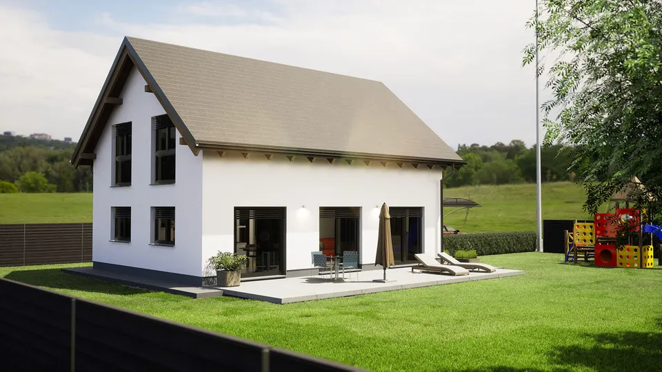Montažna kuća Hiša 135/1, 135 m², Rihter