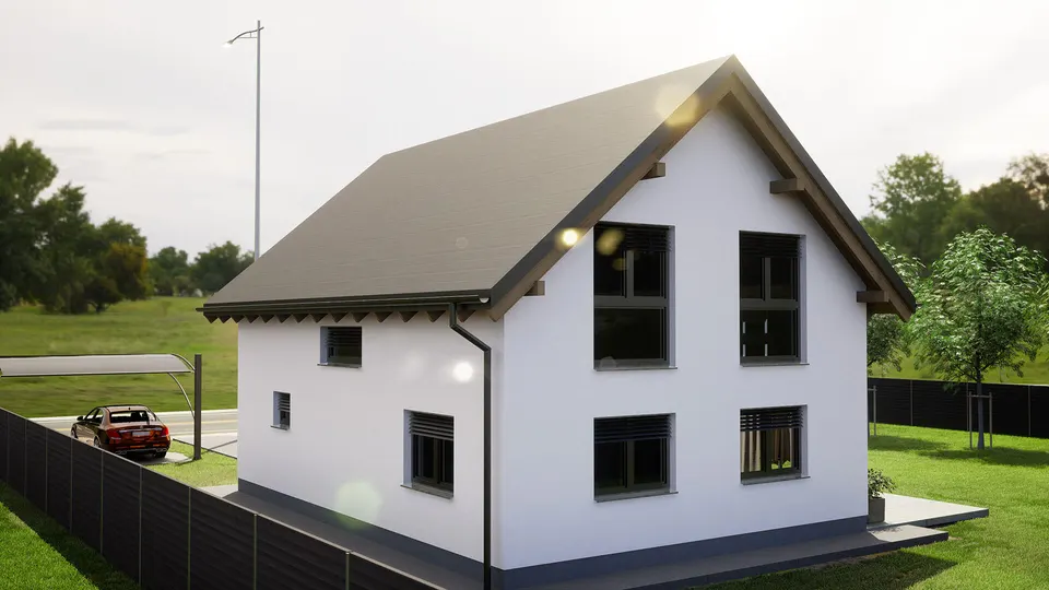 Montažna kuća Hiša 135/1, 135 m², Rihter