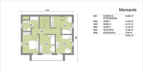 Montažna kuća Hiša 149, 149 m², Rihter