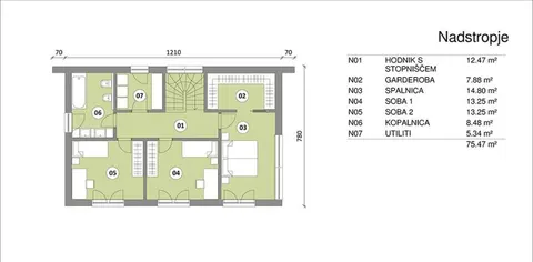 Montažna kuća Hiša 152, 152 m², Rihter