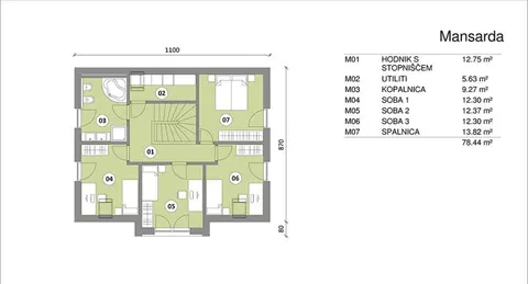 Montažna kuća Hiša 153, 153 m², Rihter