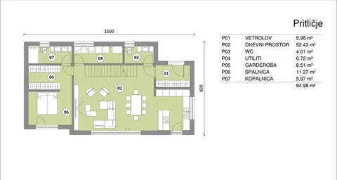 Montažna kuća Hiša 168, 168 m², Rihter