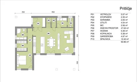 Montažna kuća Hiša 173, 173 m², Rihter