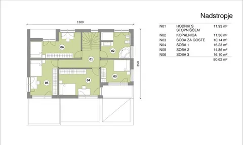Montažna kuća Hiša 173, 173 m², Rihter