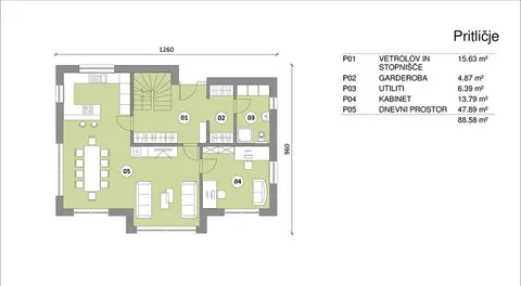 Montažna kuća Hiša 174, 174 m², Rihter