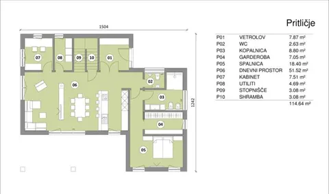 Montažna kuća Hiša 183, 183 m², Rihter