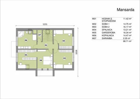 Montažna kuća Hiša 185, 184 m², Rihter