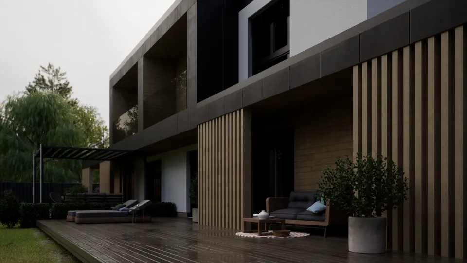 Montažna kuća Hiša 252 dvojček, 126 m², Rihter