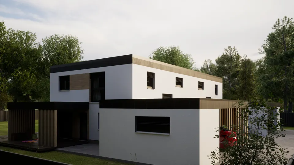 Montažna kuća Hiša 252 dvojček, 126 m², Rihter