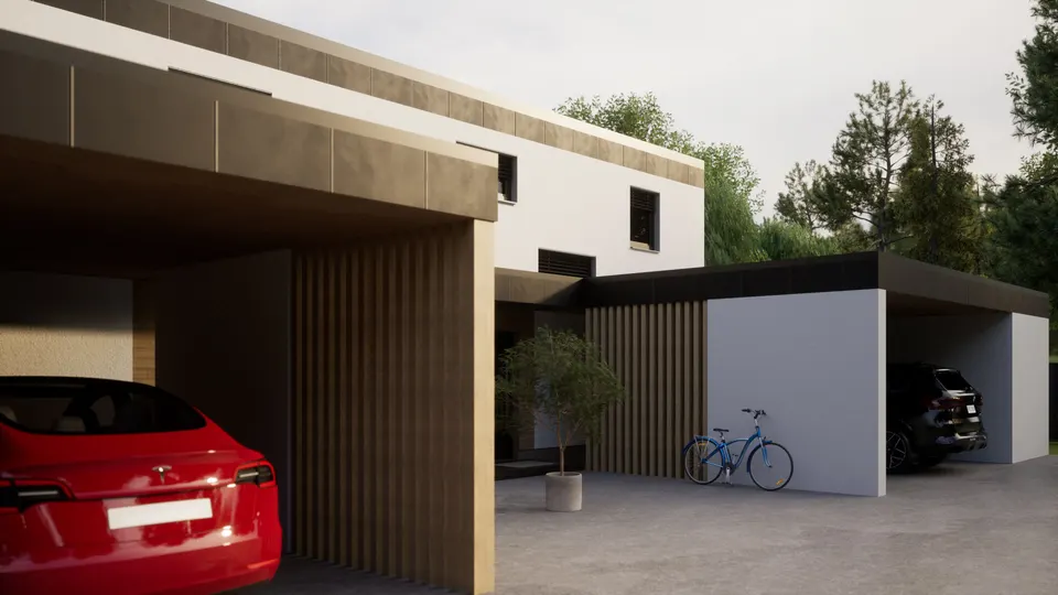 Montažna kuća Hiša 252 dvojček, 126 m², Rihter