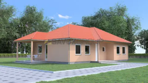 Montažna kuća Montažna kuća Decima, 93 m², Savox Group