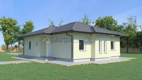 Montažna kuća Montažna kuća Fabia, 93 m², Savox Group