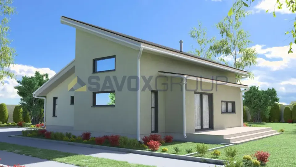 Montažna kuća Montažna kuća Florus, 130 m², Savox Group