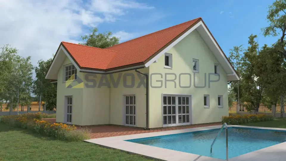 Montažna kuća Montažna kuća Maxima, 229 m², Savox Group