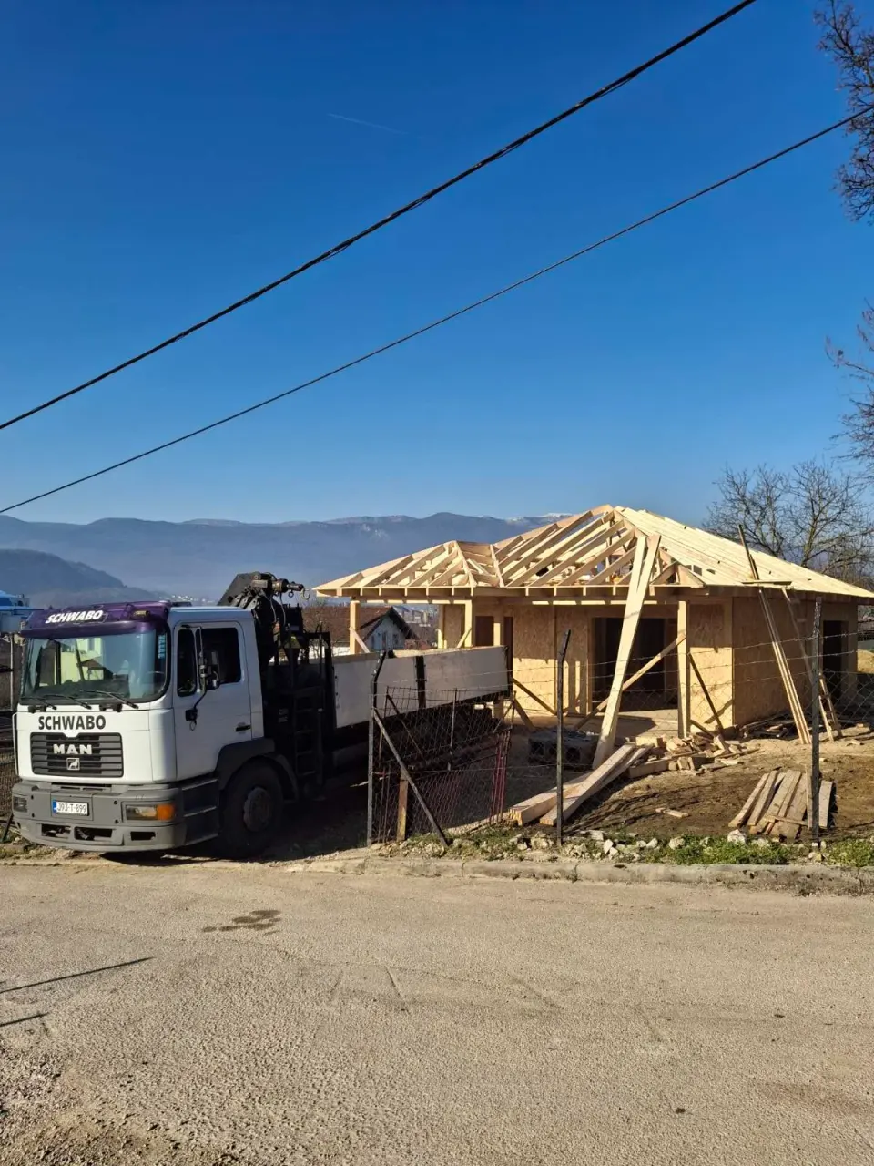 Montažna kuća Montažna kuća Bihać Ružica, 85 m², Schwabo Gradnja