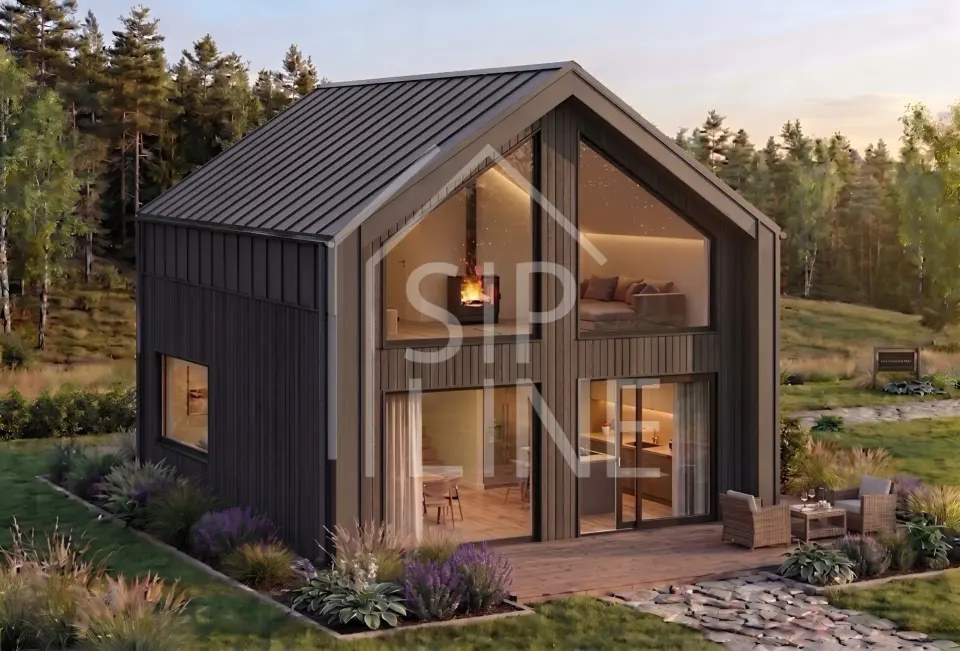 Montažna kuća Barnhause Grand, 40 m², Sipline