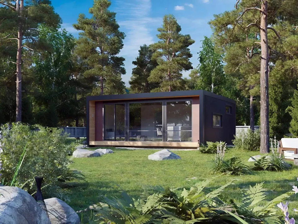 Montažna kuća KucaKub, 40 m², Sipline