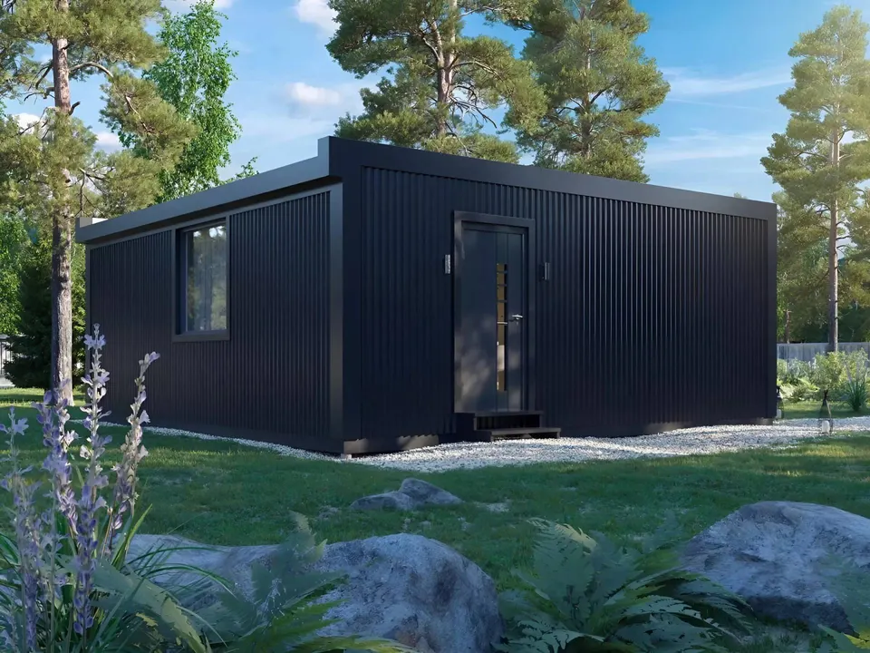 Montažna kuća KucaKub, 40 m², Sipline