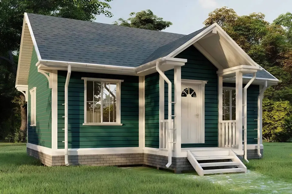 Montažna kuća Porodica, 40 m², Sipline