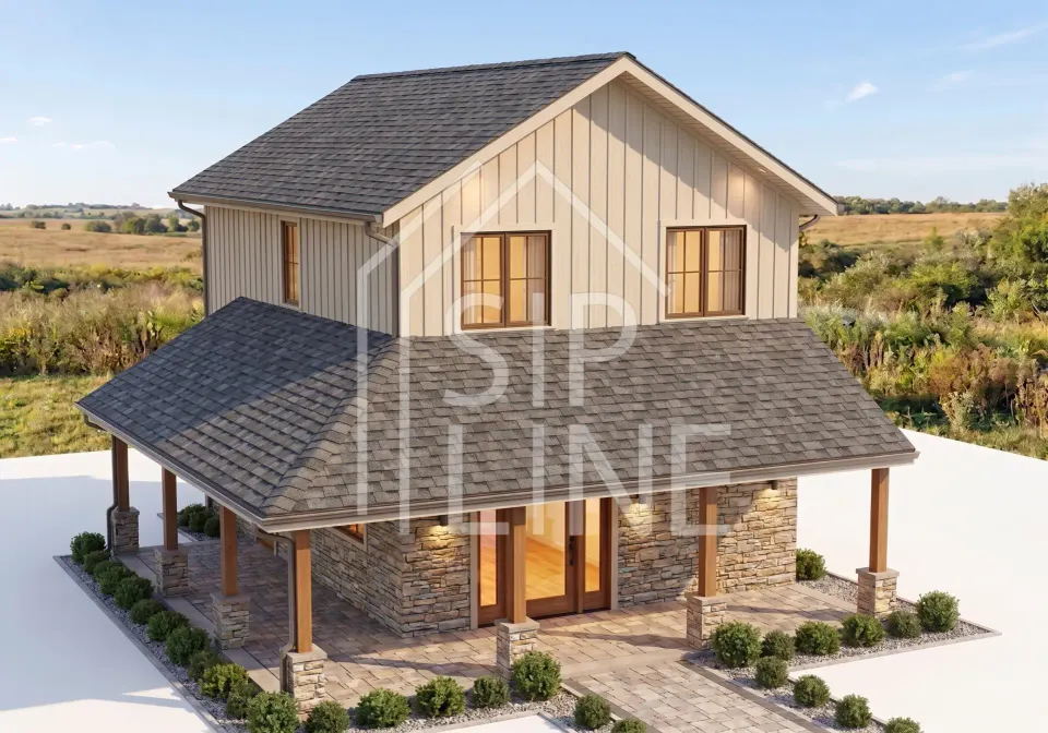 Montažna kuća Zavicaj, 40 m², Sipline