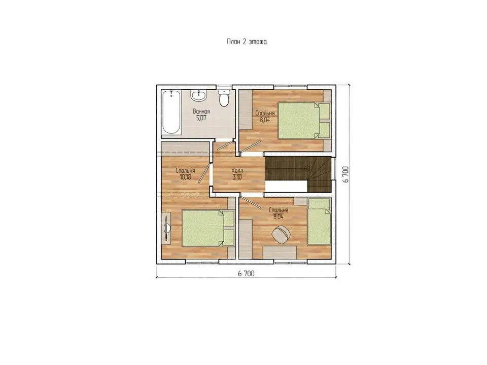 Montažna kuća Zvezdana, 40 m², Sipline