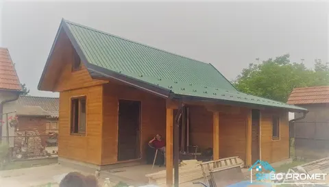 Montažna kuća Brvnare po meri, 40 m², Srbo Promet