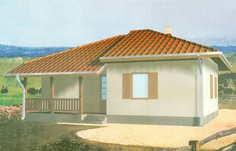 Montažna kuća Tipske montažne kuće (katalog), 50 m², Srbo Promet