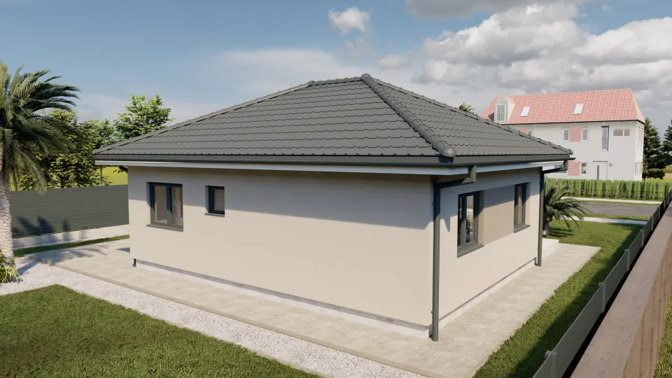 Montažna kuća Lea, 71 m², Steco Centar