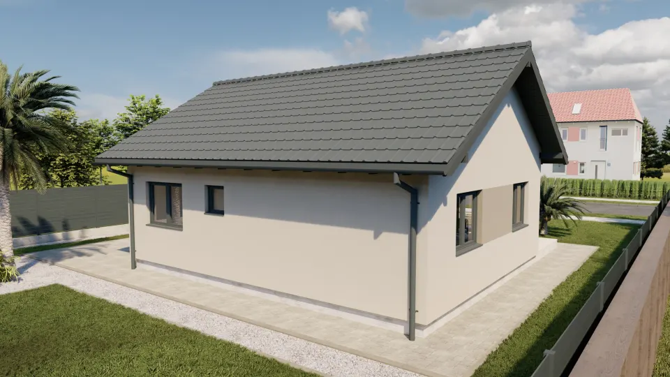 Montažna kuća Lea, 71 m², Steco Centar