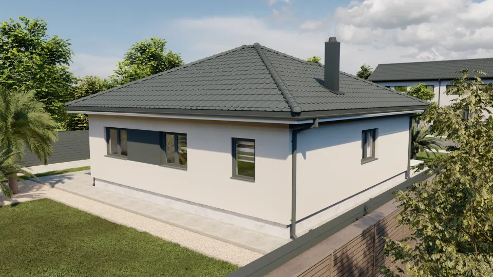 Montažna kuća Marta, 96 m², Steco Centar