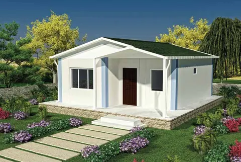 Монтажна куќа Prefabricated House Plan 53m2, 53 m², Sweet Home Prefabricated