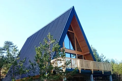 Montažna kuća Drvena kuća / brvnara po meri, 60 m², SZR GOD