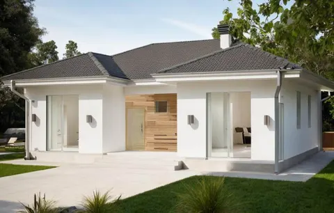 Montažna kuća TPL-77K, 88 m², TOP LINE Montažne kuće