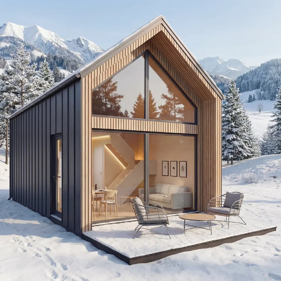 Montažna kuća Wood 50, 50 m², ZerroMax