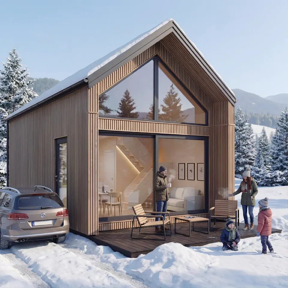 Montažna kuća Wood 50, 50 m², ZerroMax